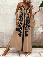 Vestido Longo Estampa de Leopardo Costa Selvagem com Costas Abertas — fotografia 41 | Mar & Pérola