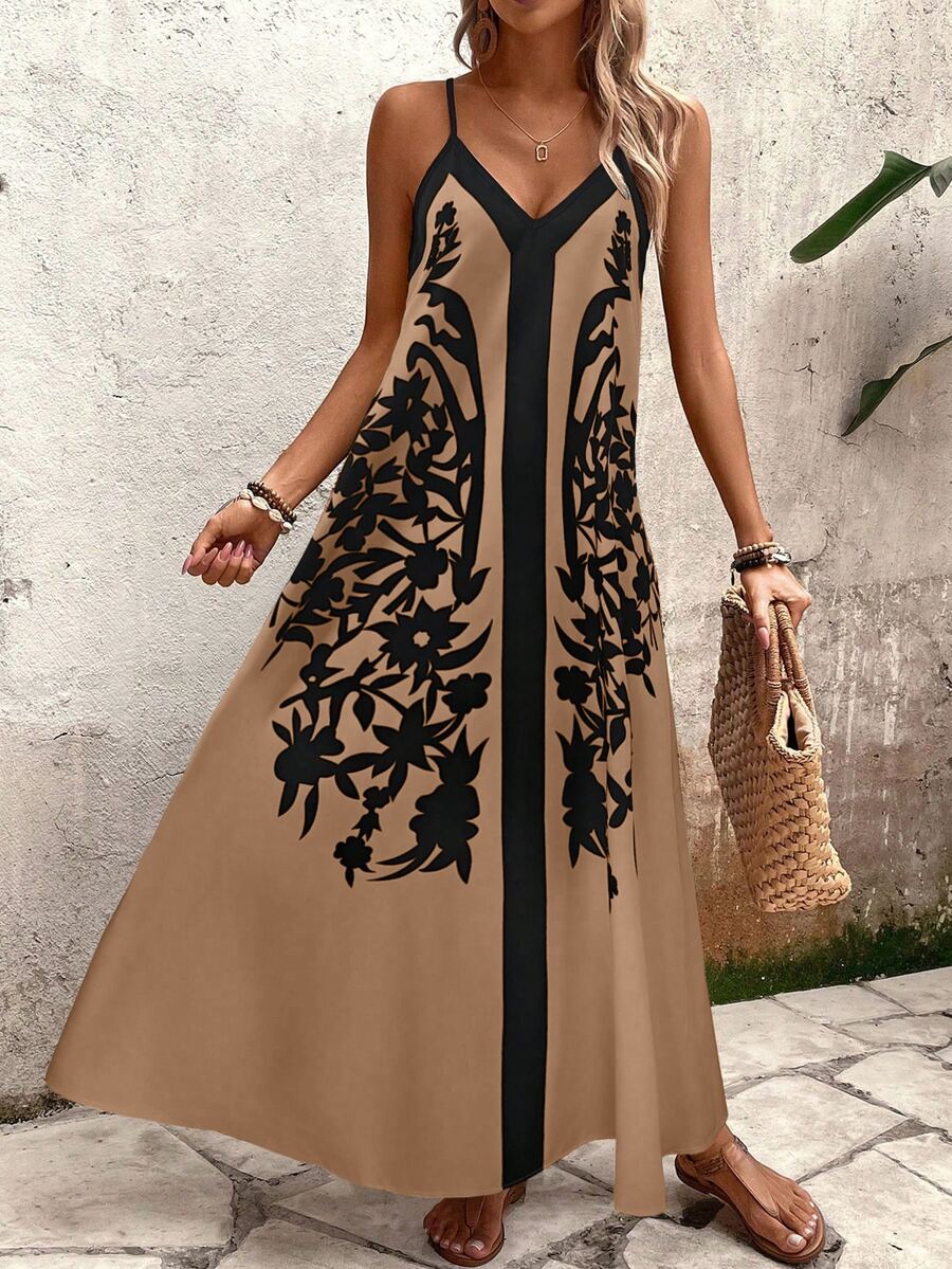 Vestido Longo Estampa de Leopardo Costa Selvagem com Costas Abertas — fotografia 44 | Mar & Pérola