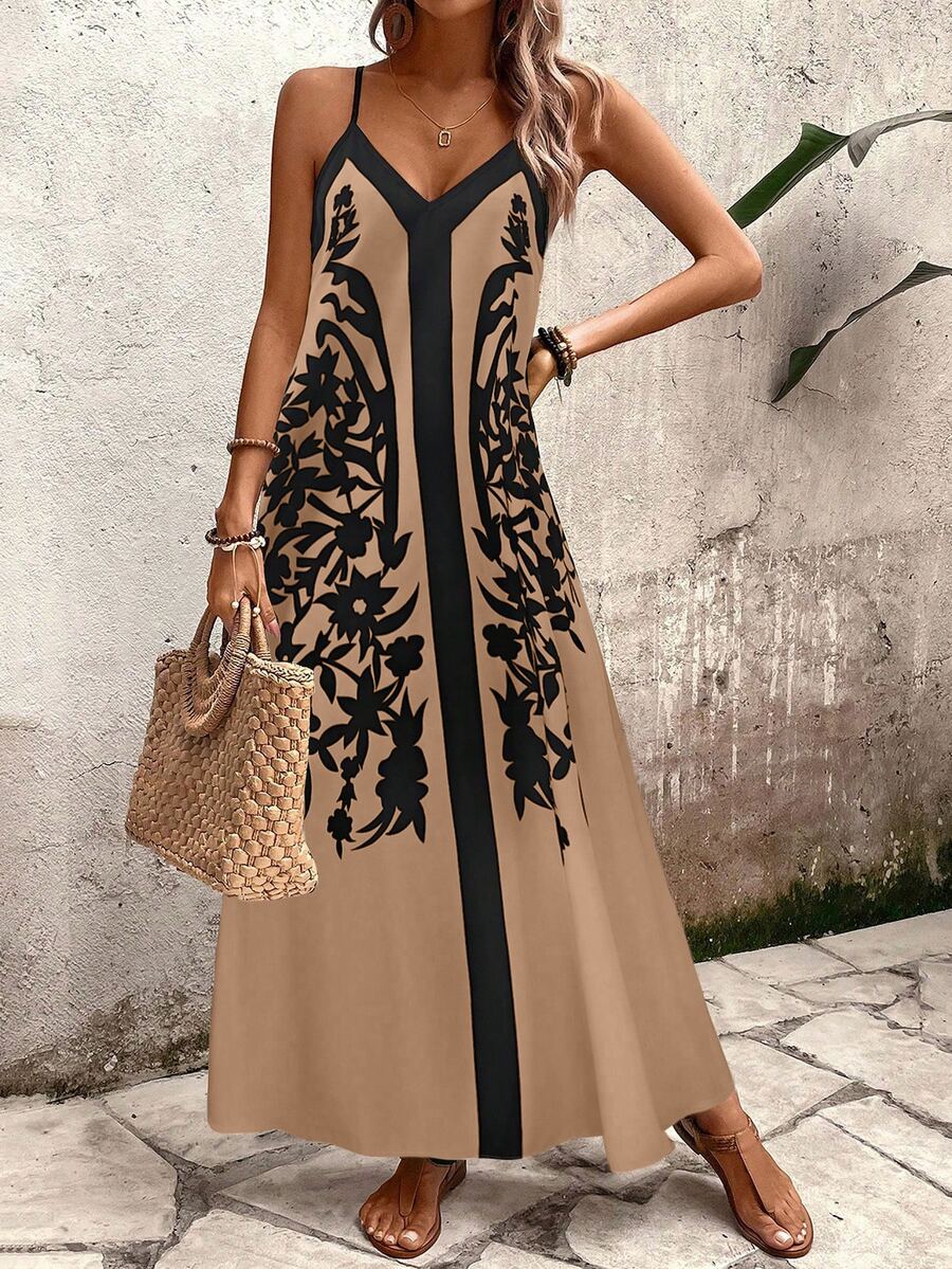 Vestido Longo Estampa de Leopardo Costa Selvagem com Costas Abertas — fotografia 45 | Mar & Pérola