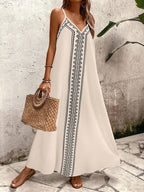 Vestido Longo Estampa de Leopardo Costa Selvagem com Costas Abertas — fotografia 51 | Mar & Pérola