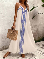 Vestido Longo Estampa de Leopardo Costa Selvagem com Costas Abertas — fotografia 58 | Mar & Pérola