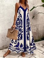 Vestido Longo Estampa de Leopardo Costa Selvagem com Costas Abertas — fotografia 92 | Mar & Pérola