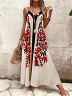 Vestido Longo Estampa de Leopardo Costa Selvagem com Costas Abertas — fotografia 103 | Mar & Pérola