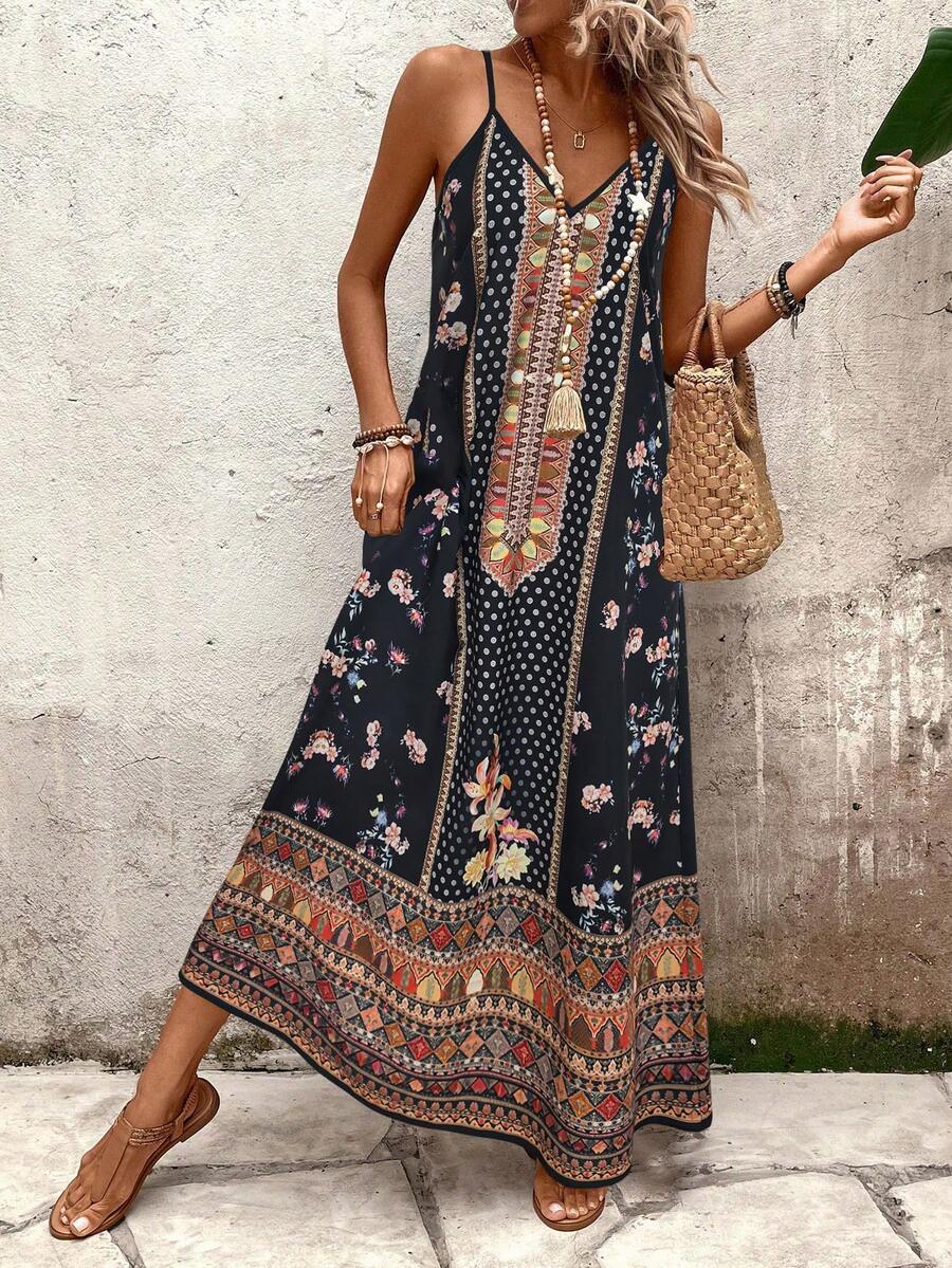 Vestido Longo Estampa de Leopardo Costa Selvagem com Costas Abertas — fotografia 128 | Mar & Pérola