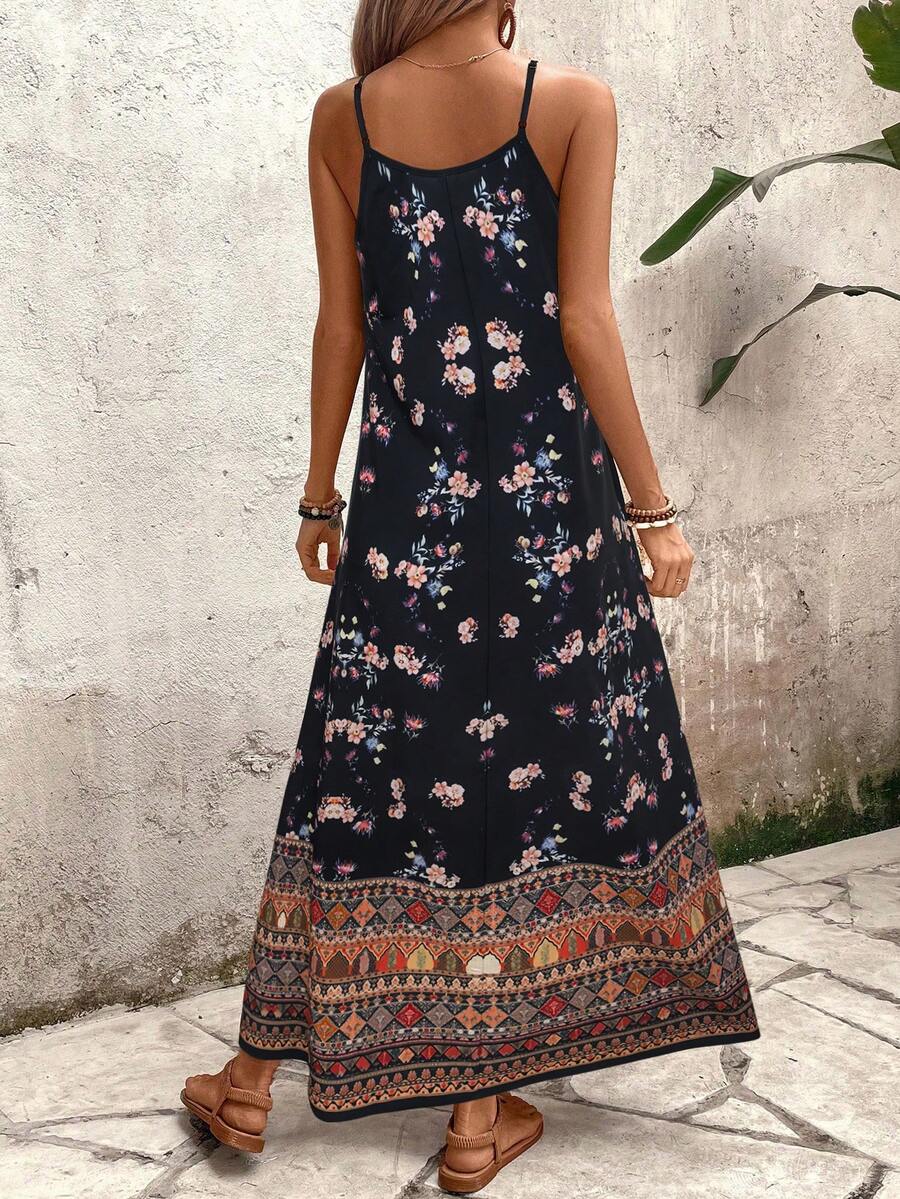 Vestido Longo Estampa de Leopardo Costa Selvagem com Costas Abertas — fotografia 129 | Mar & Pérola