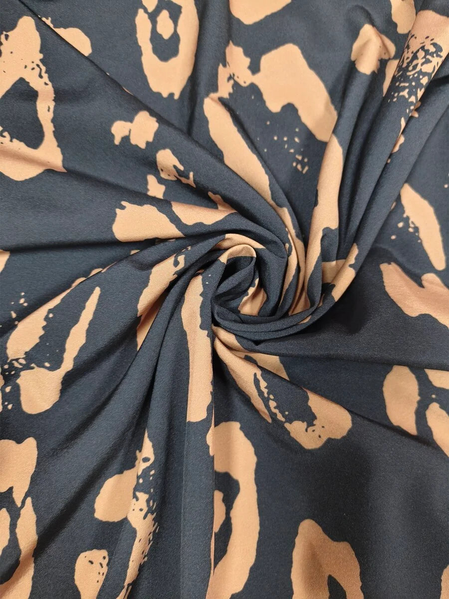 Vestido Longo Estampa de Leopardo Costa Selvagem com Costas Abertas — fotografia 139 | Mar & Pérola