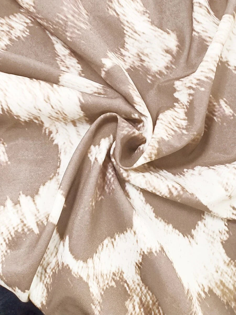 Vestido Longo Estampa de Leopardo Costa Selvagem com Costas Abertas — fotografia 154 | Mar & Pérola