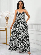 Vestido Longo Floral Decote V Flor de Maré com Aplicação de Rosa 3D — fotografia 15 | Mar & Pérola