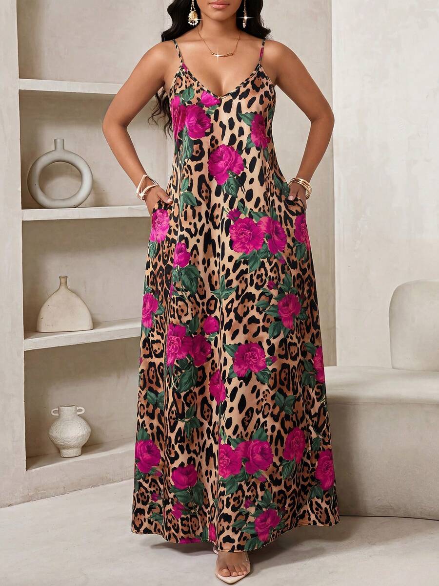 Vestido Longo Floral Decote V Flor de Maré com Aplicação de Rosa 3D — fotografia 35 | Mar & Pérola