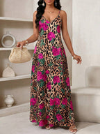Vestido Longo Floral Decote V Flor de Maré com Aplicação de Rosa 3D — fotografia 36 | Mar & Pérola