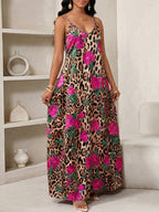 Vestido Longo Floral Decote V Flor de Maré com Aplicação de Rosa 3D — fotografia 37 | Mar & Pérola