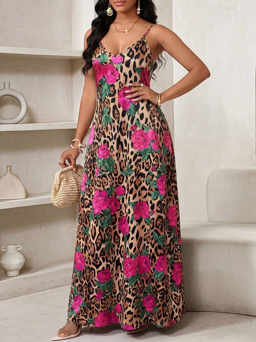 Vestido Longo Floral Decote V Flor de Maré com Aplicação de Rosa 3D — fotografia 38 | Mar & Pérola