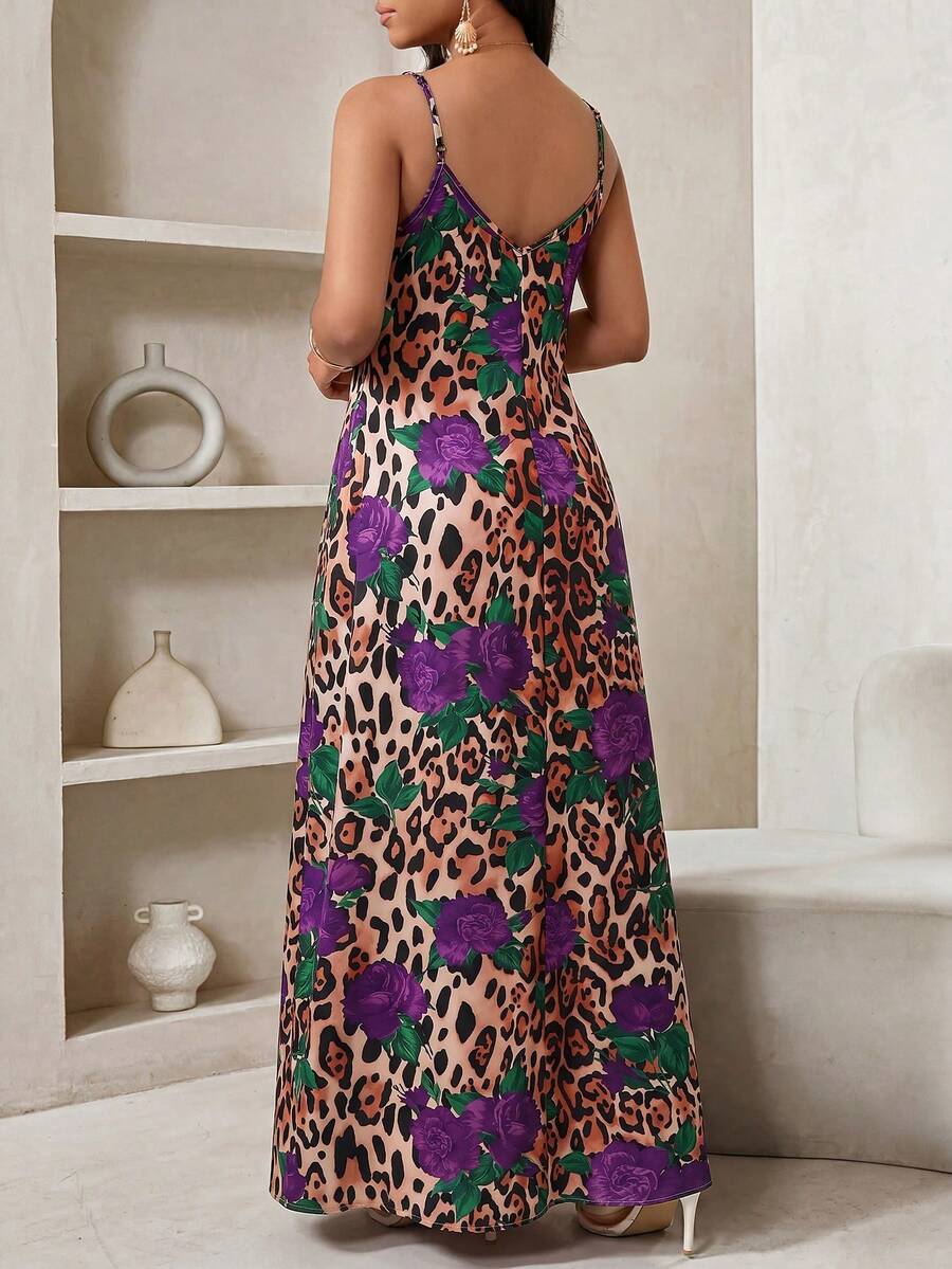 Vestido Longo Floral Decote V Flor de Maré com Aplicação de Rosa 3D — fotografia 72 | Mar & Pérola