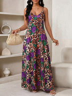 Vestido Longo Floral Decote V Flor de Maré com Aplicação de Rosa 3D — fotografia 74 | Mar & Pérola