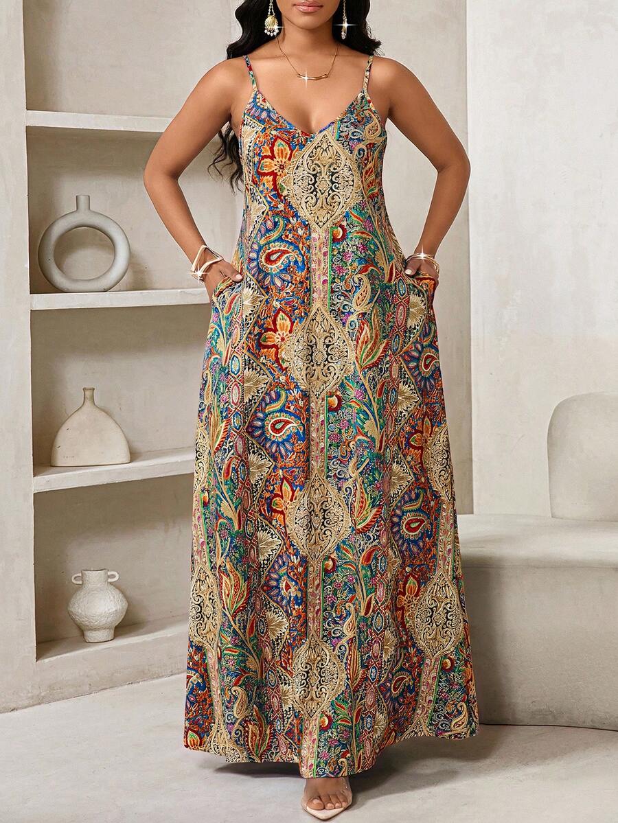 Vestido Longo Floral Decote V Flor de Maré com Aplicação de Rosa 3D — fotografia 124 | Mar & Pérola