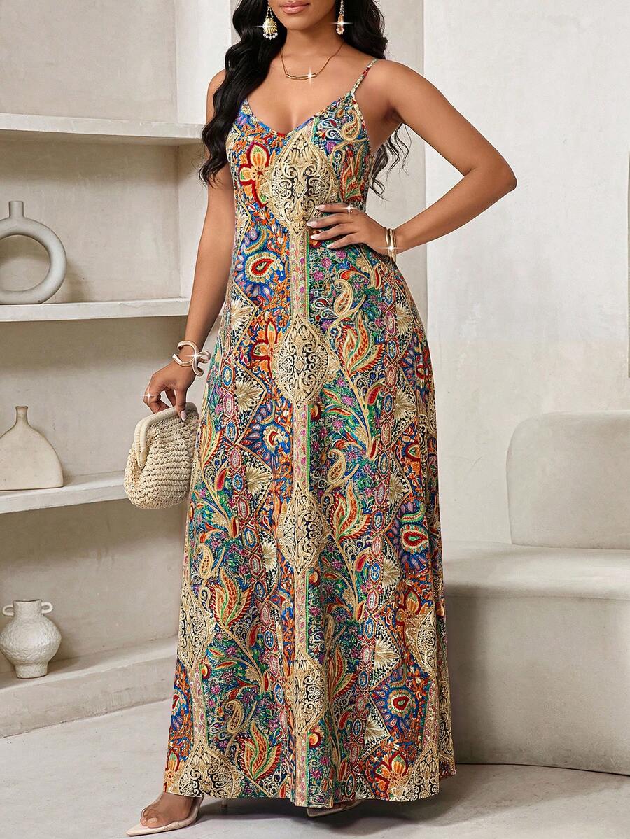 Vestido Longo Floral Decote V Flor de Maré com Aplicação de Rosa 3D — fotografia 126 | Mar & Pérola