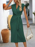 Vestido Longo Maré de Verão com Cintura Torcida e Bainha Franzida — fotografia 59 | Mar & Pérola