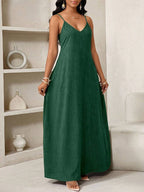 Vestido Maxi Boho de Alças Brisa Boho com Costas Abertas e Bolsos — fotografia 39 | Mar & Pérola