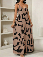 Vestido Maxi de Alças Linhas da Maré com Estampa Geométrica e Bolsos — fotografia 12 | Mar & Pérola
