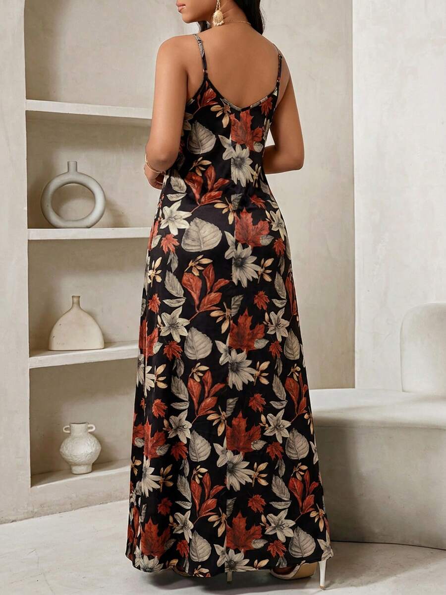 Vestido Maxi de Alças Linhas da Maré com Estampa Geométrica e Bolsos — fotografia 44 | Mar & Pérola