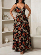 Vestido Maxi de Alças Linhas da Maré com Estampa Geométrica e Bolsos — fotografia 47 | Mar & Pérola