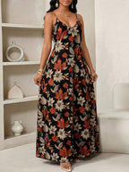 Vestido Maxi de Alças Linhas da Maré com Estampa Geométrica e Bolsos — fotografia 48 | Mar & Pérola