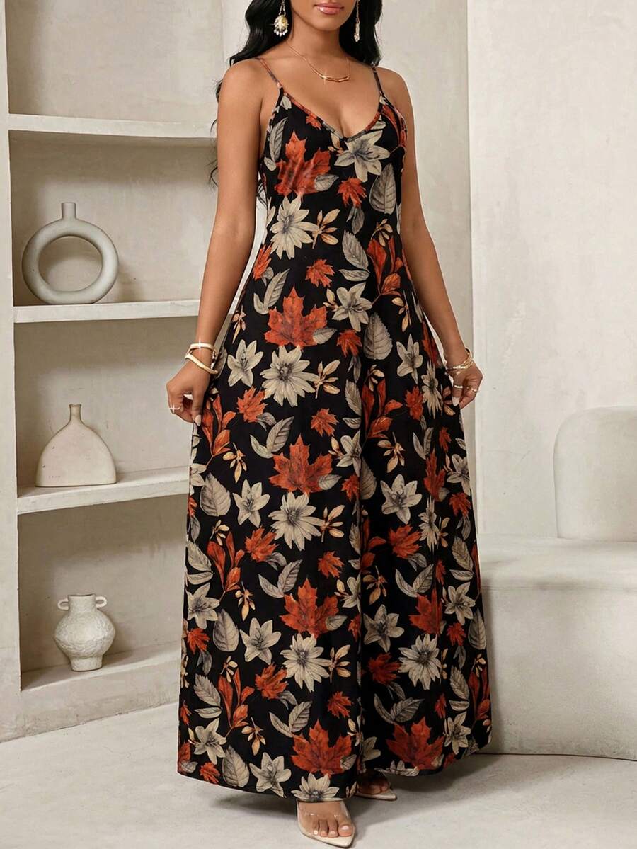 Vestido Maxi de Alças Linhas da Maré com Estampa Geométrica e Bolsos — fotografia 48 | Mar & Pérola
