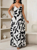 Vestido Maxi de Alças Linhas da Maré com Estampa Geométrica e Bolsos — fotografia 64 | Mar & Pérola