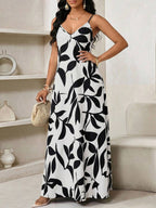 Vestido Maxi de Alças Linhas da Maré com Estampa Geométrica e Bolsos — fotografia 66 | Mar & Pérola