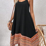 Vestido Midi Cami Costa do Sol com Bainha Assimétrica