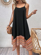 Vestido Midi Cami Costa do Sol com Bainha Assimétrica — fotografia 3 | Mar & Pérola