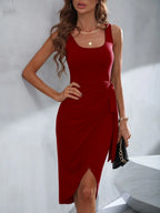 Vestido Midi Regata Orla Solar com Amarração Lateral e Bainha Assimétrica — fotografia 18 | Mar & Pérola
