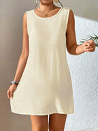 Vestido Saída de Praia Costa do Sol com Decote U e Costas Abertas — fotografia 52 | Mar & Pérola