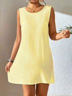 Vestido Saída de Praia Costa do Sol com Decote U e Costas Abertas — fotografia 59 | Mar & Pérola
