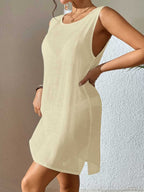 Vestido Saída de Praia Costa do Sol com Decote U e Costas Abertas — fotografia 70 | Mar & Pérola