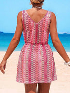 Vestido Saída de Praia Longo Sol da Enseada com Decote V e Laço Contrastante — fotografia 41 | Mar & Pérola