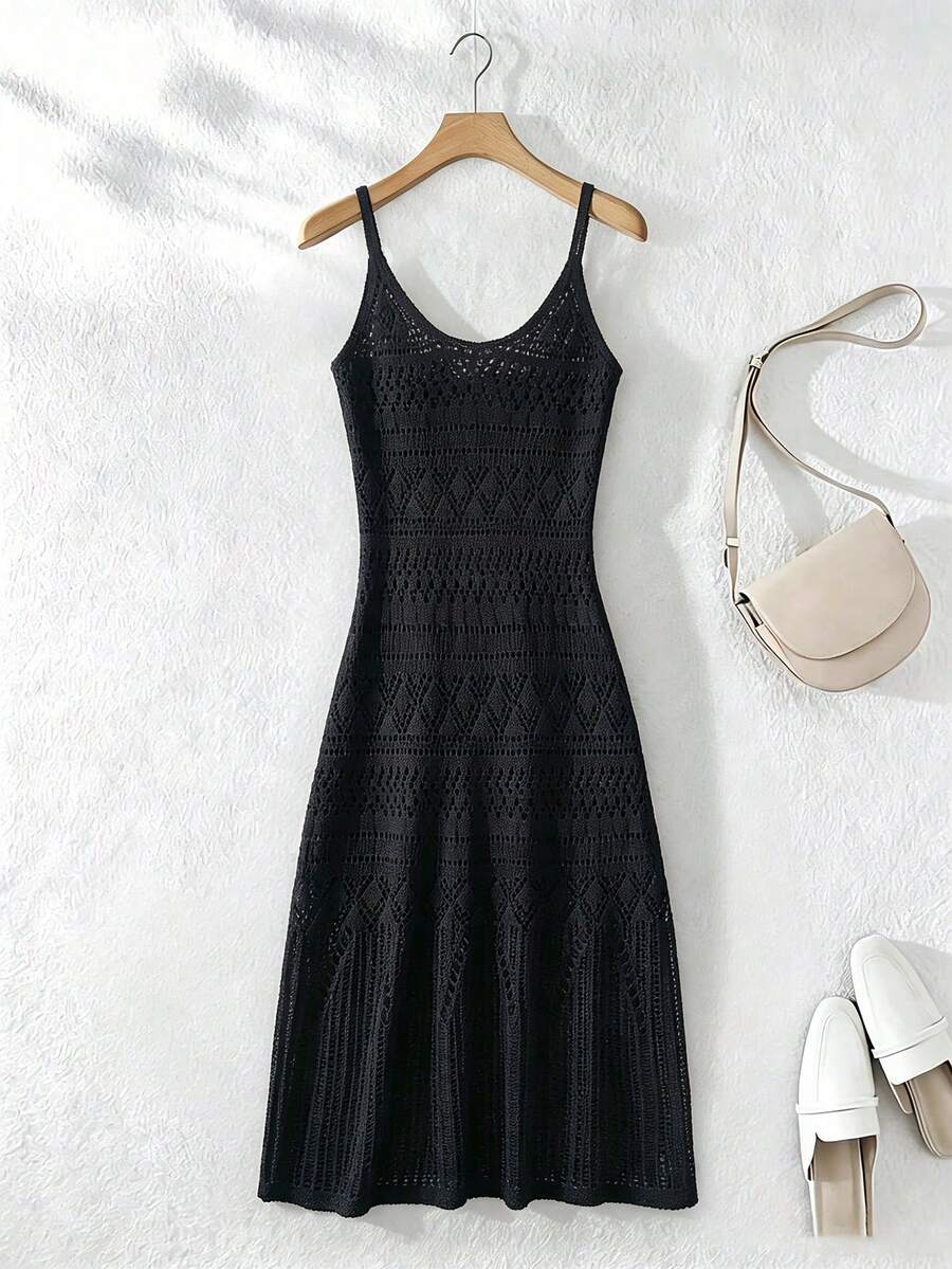 Vestido Saída de Praia Longo Transpassado Brisa de Verão em Tricô Vazado — fotografia 19 | Mar & Pérola